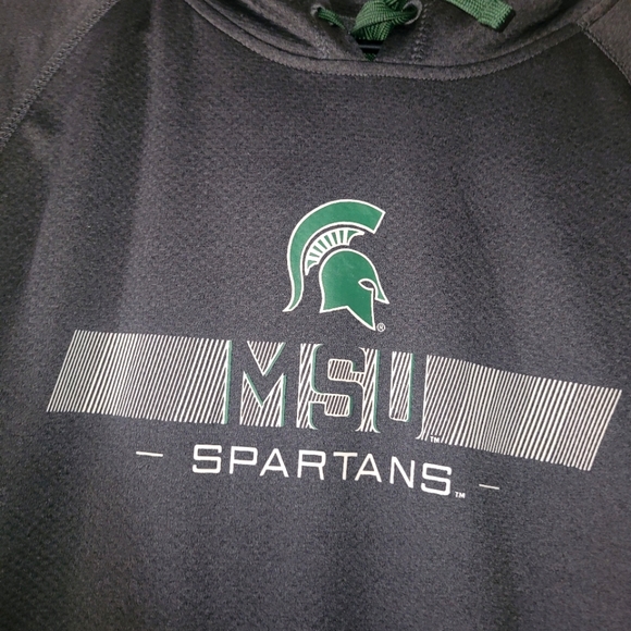 Pro edge by knights apparel michigan state university spartan hooded sweatshirt - Picture 4 of 6